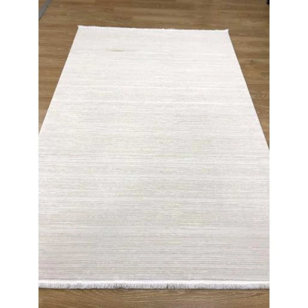 İpek Halı Sardes 6113 A Bej Düz Modern Salon Halısı