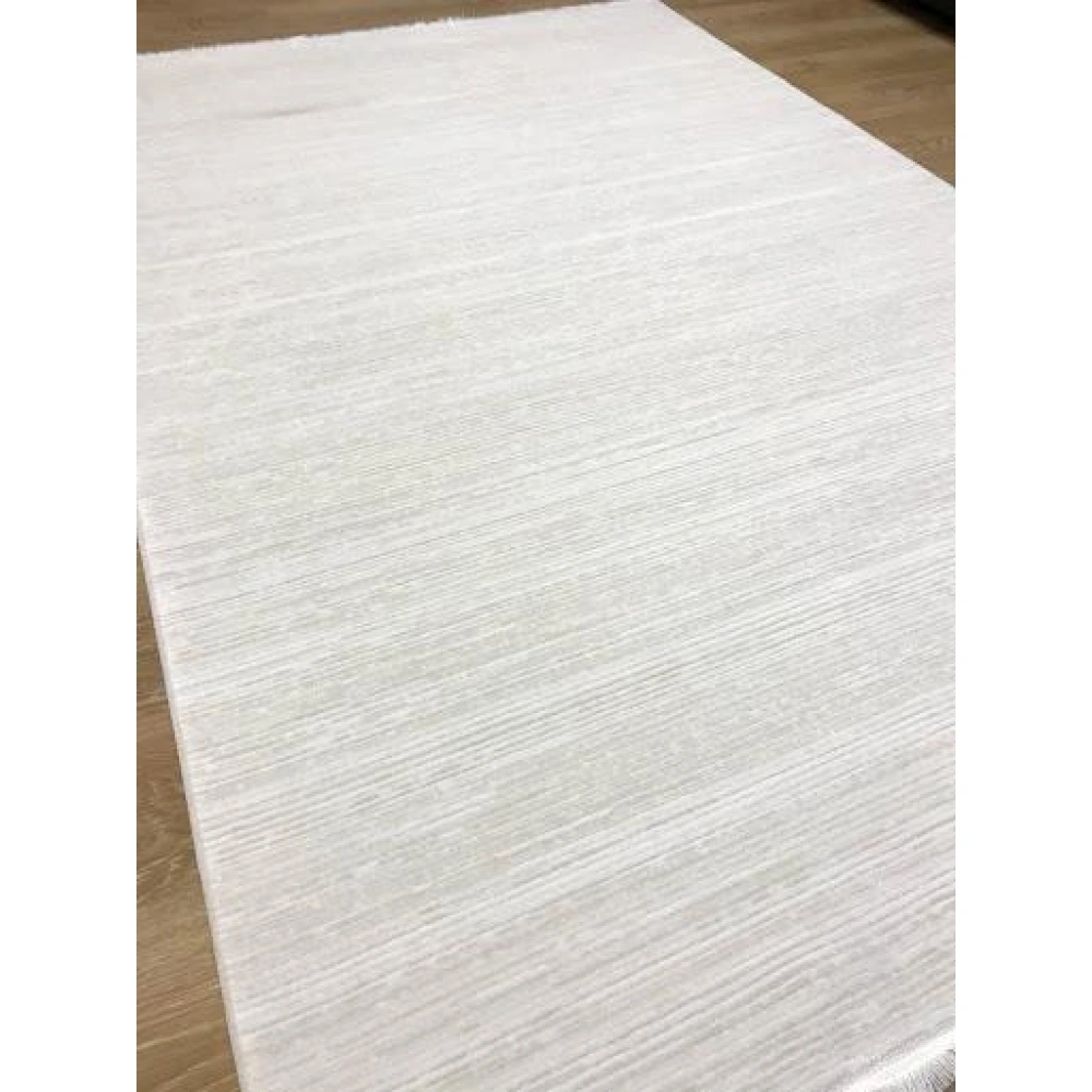 İpek Halı Sardes 6113 A Bej Düz Modern Salon Halısı