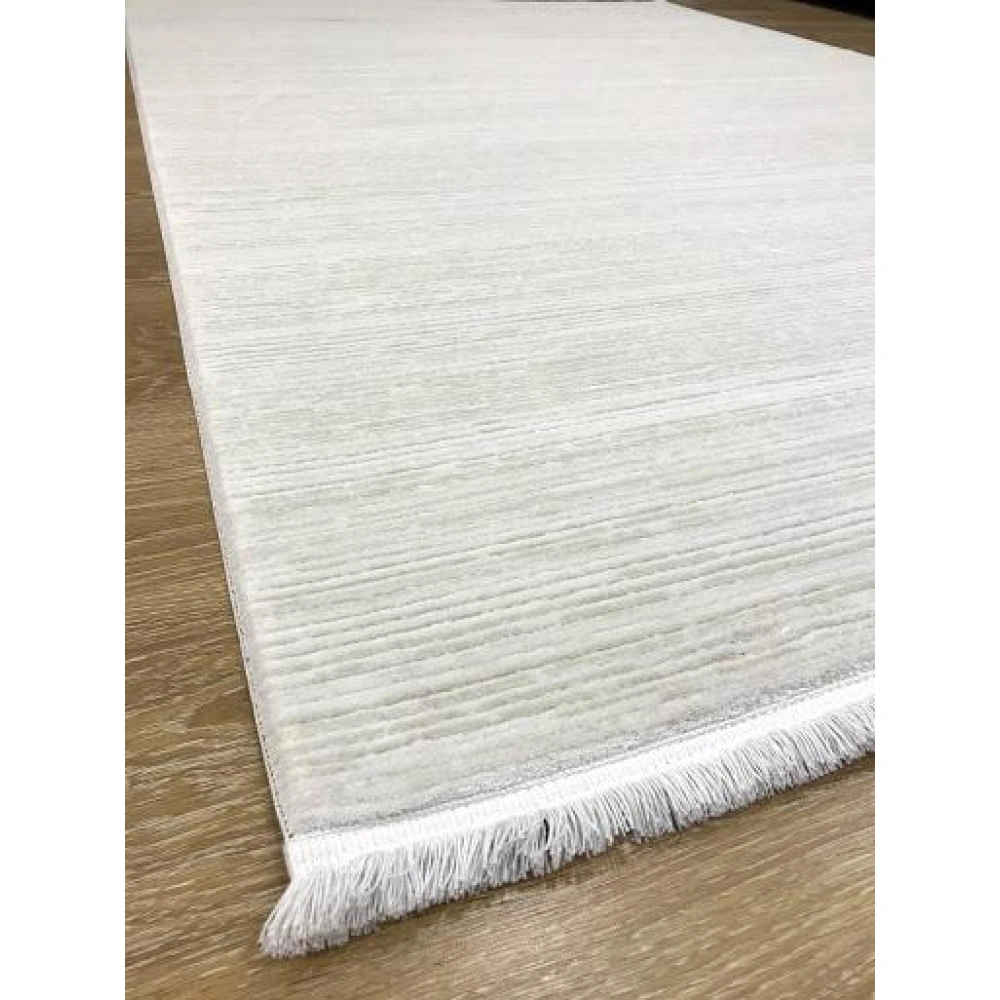 İpek Halı Sardes 6113 A Bej Düz Modern Salon Halısı