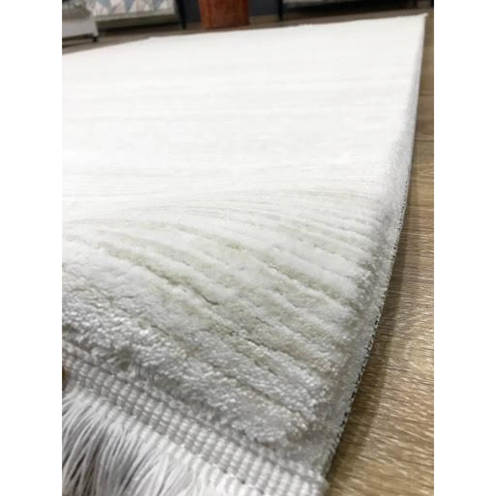 İpek Halı Sardes 6113 A Bej Düz Modern Salon Halısı