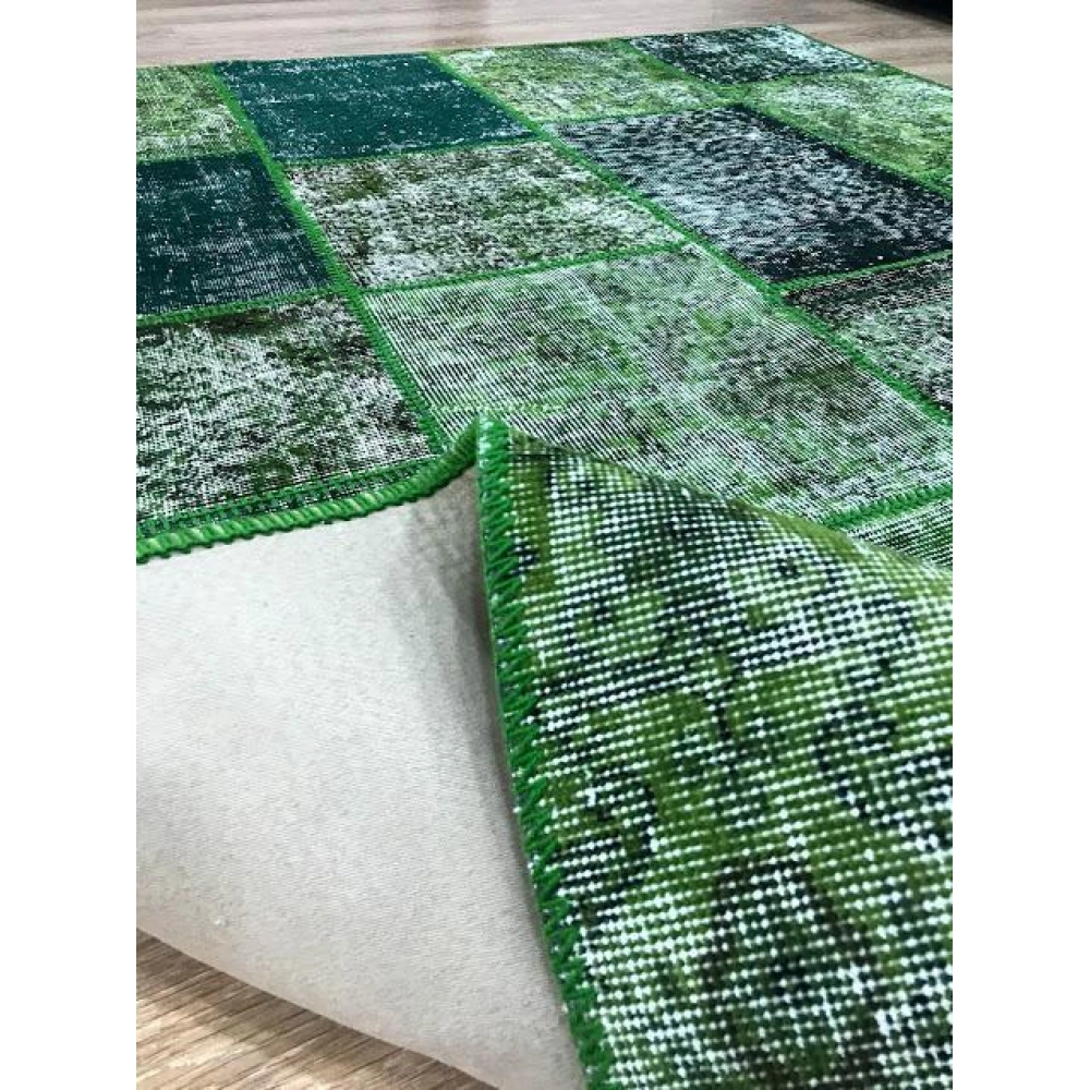 Hoom Rugs Antik Patchwork Yeşil KB