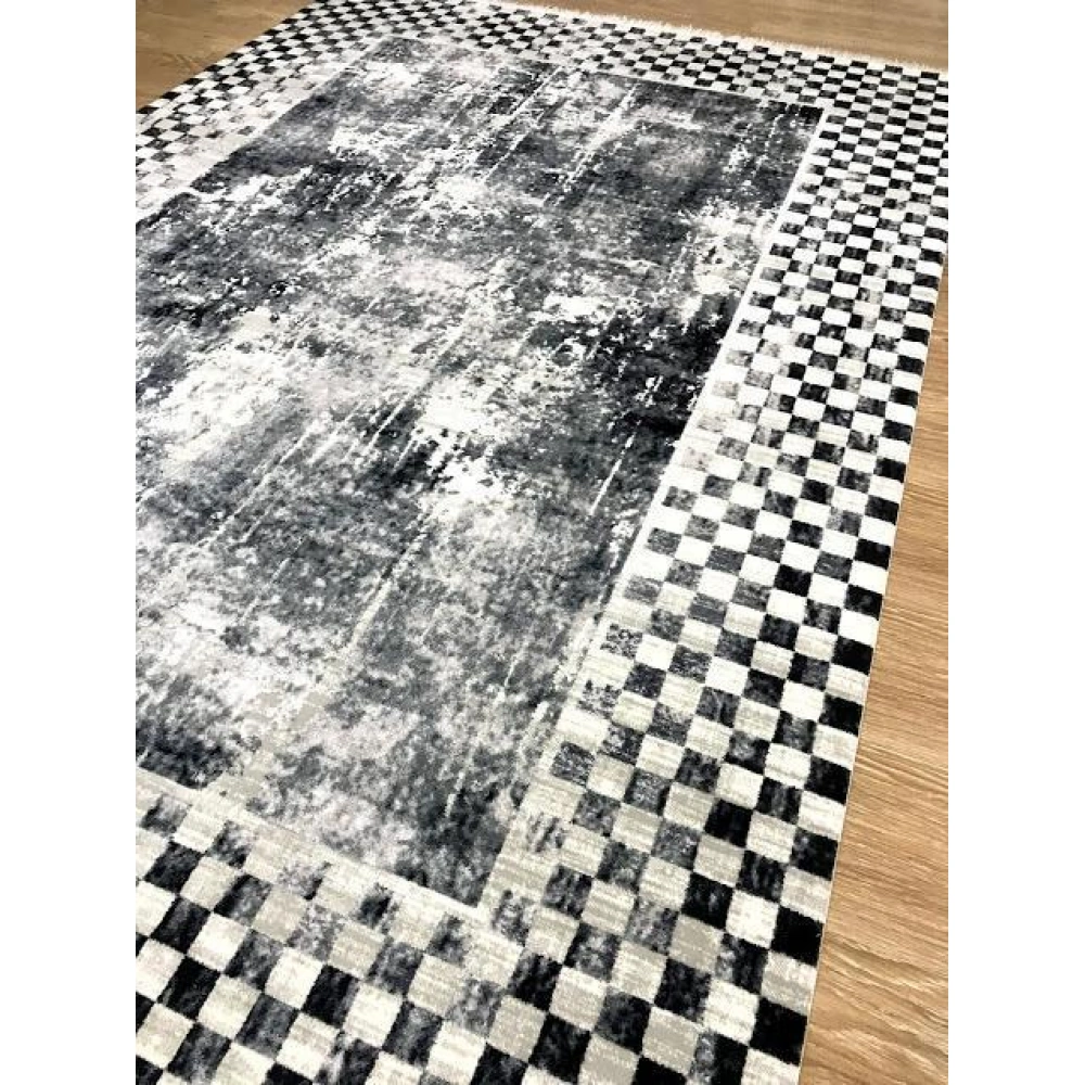 Hoom Rugs Howen 318 Antrasit Modern Salon Halısı