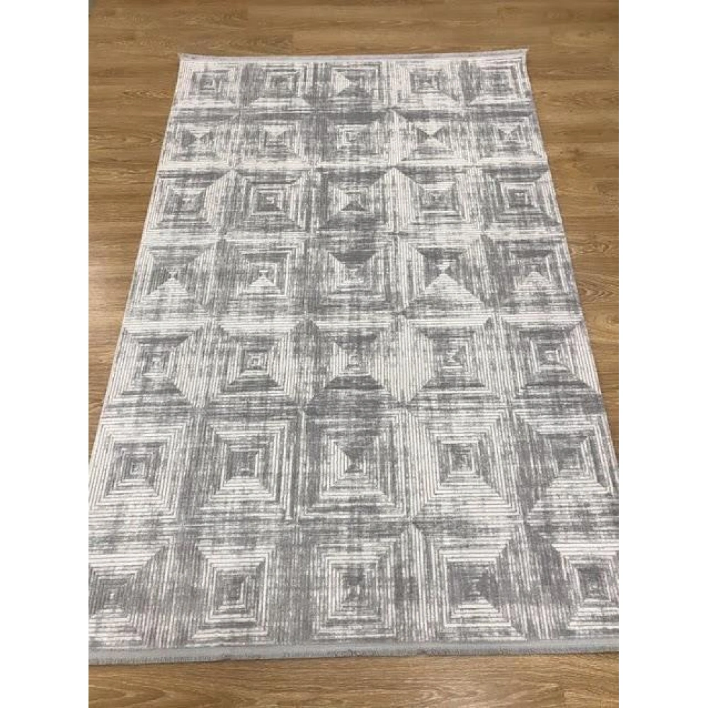 Hoom Rugs Napoli 422 Gri Modern Salon Halısı