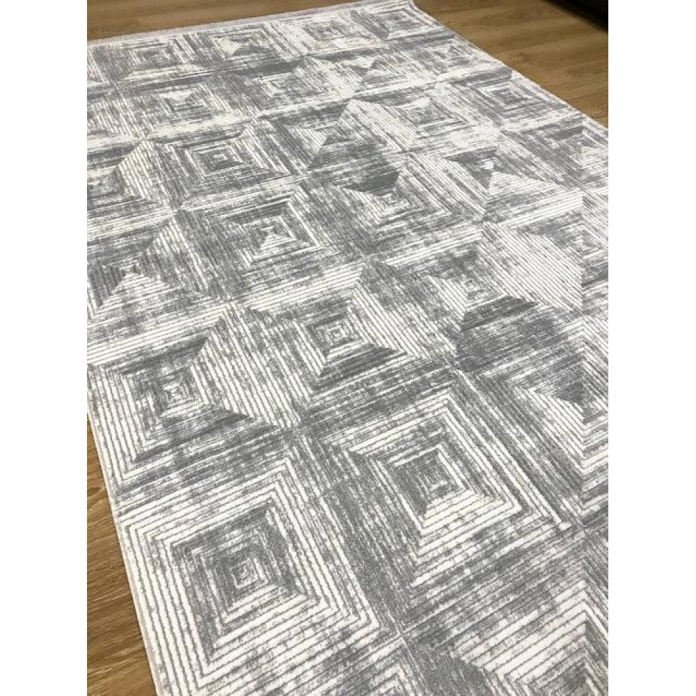 Hoom Rugs Napoli 422 Gri Modern Salon Halısı