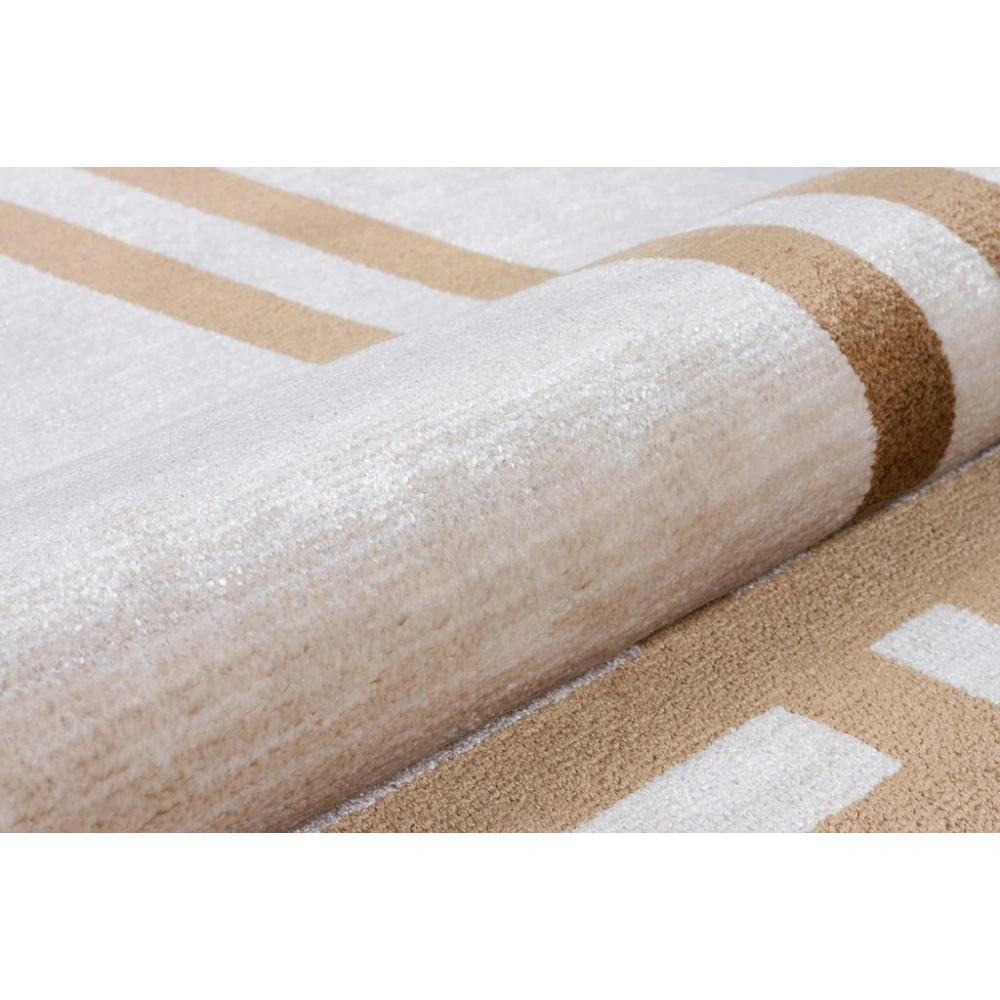 Hoom Rugs York 201 Gold Çerçeveli Modern Salon Halısı
