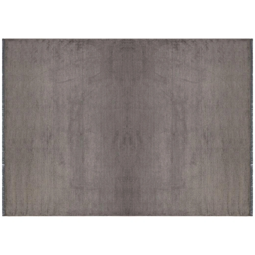 Hoom Rugs York 202 Antrasit Tek Renk Desensiz Modern Salon Halısı