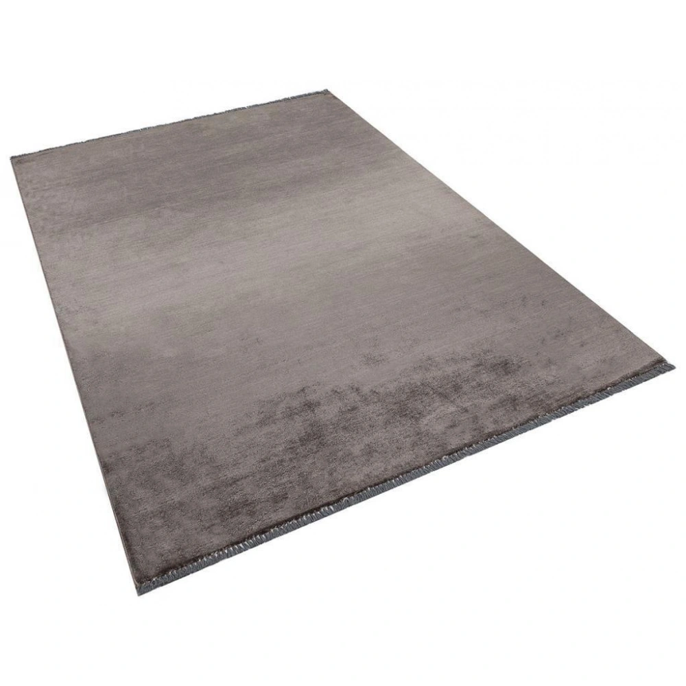 Hoom Rugs York 202 Antrasit Tek Renk Desensiz Modern Salon Halısı