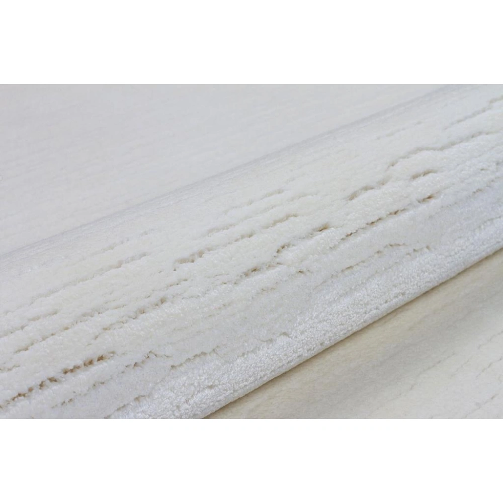 Hoom Rugs York 202 Beyaz Tek Renk Desensiz Modern Salon Halısı