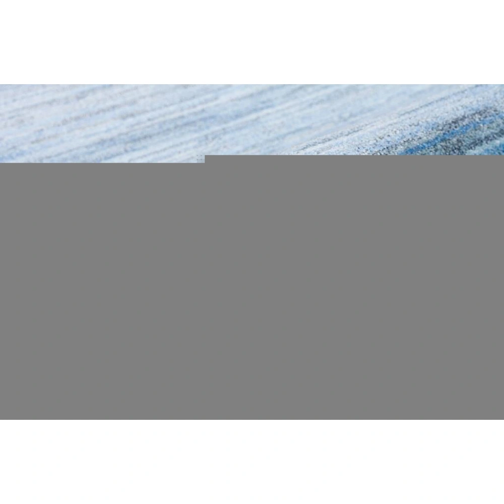 Hoom Rugs York 202 Mavi Tek Renk Desensiz Modern Salon Halısı