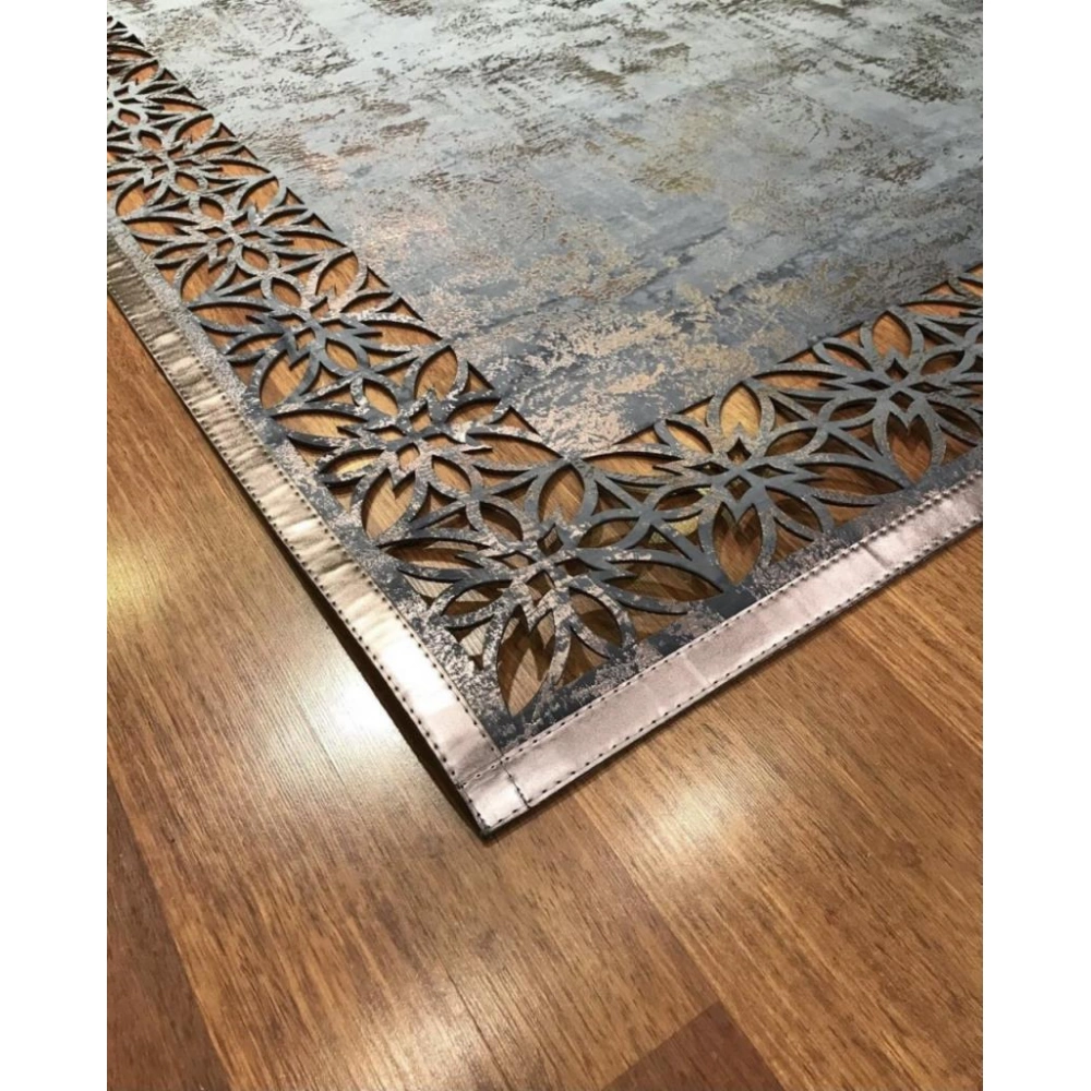 Hoom Rugs Deri Halı 03 M.Bronze Dekoratif Deri Halı