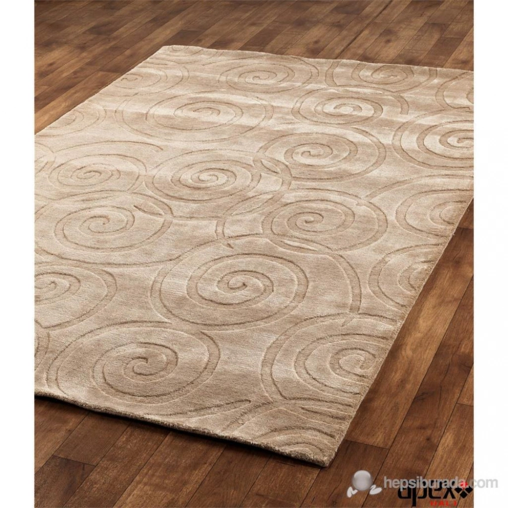 Apex Halı Flat 9756 Beige El Dokuma Modern Salon Halısı