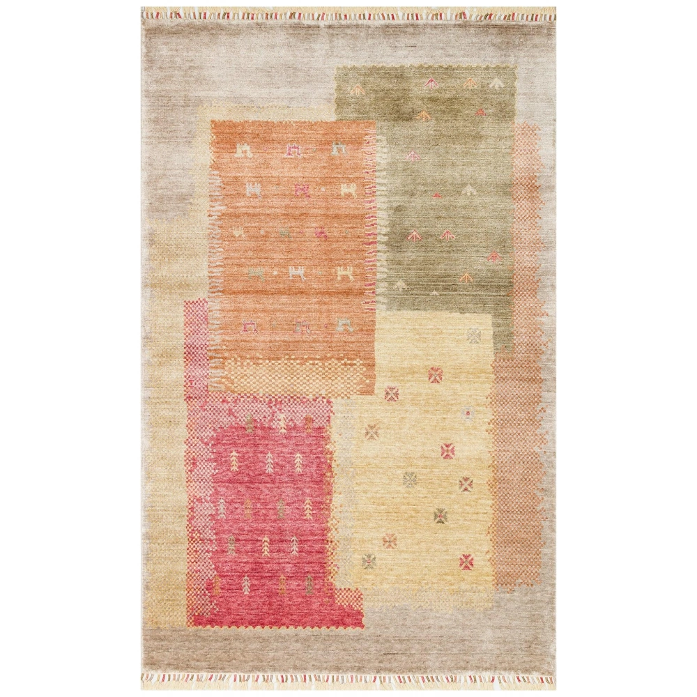 Eko Halı Zara ZR 07 Bej Sonbahar Modern Uşak Halısı