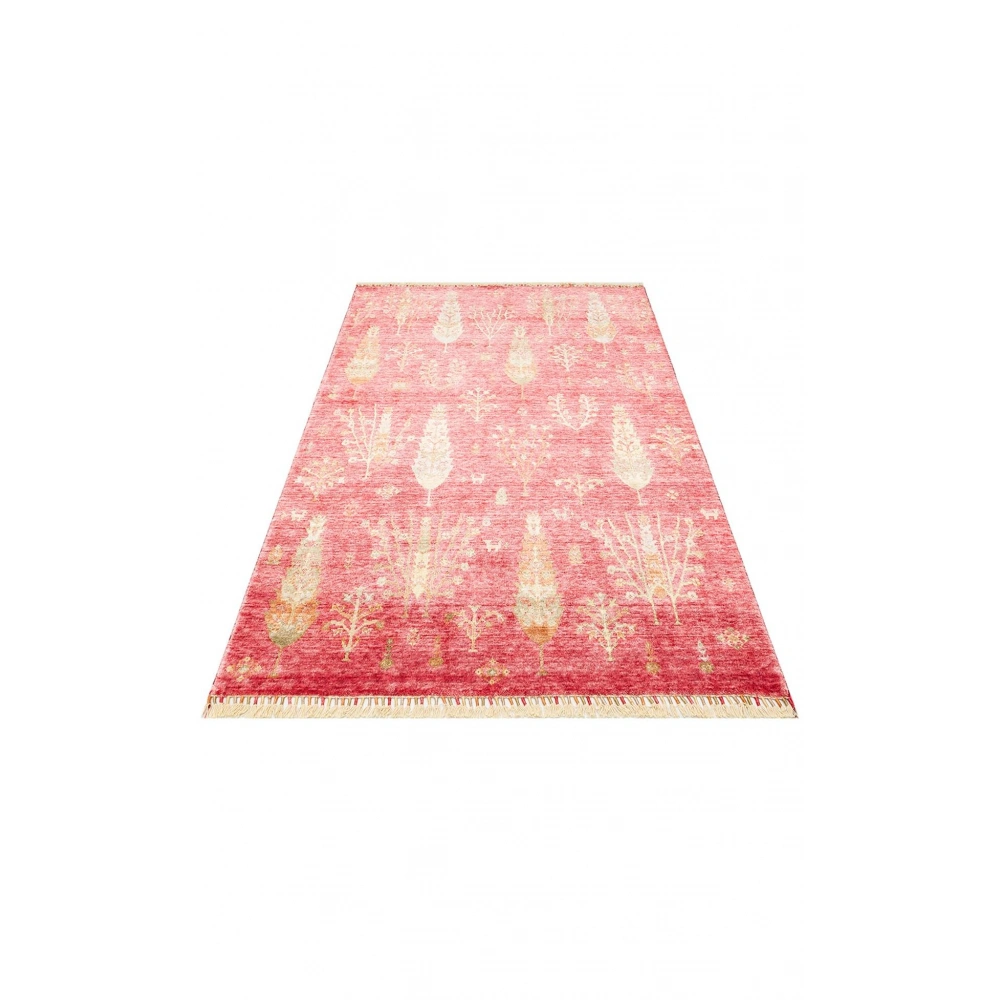 Eko Halı Zara ZR 08 Kırmızı Sonbahar Modern Uşak Halısı