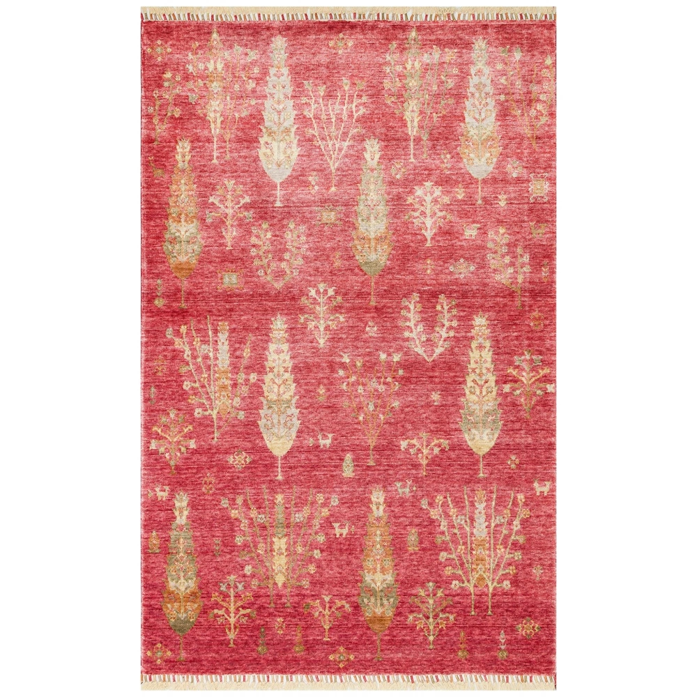 Eko Halı Zara ZR 08 Kırmızı Sonbahar Modern Uşak Halısı