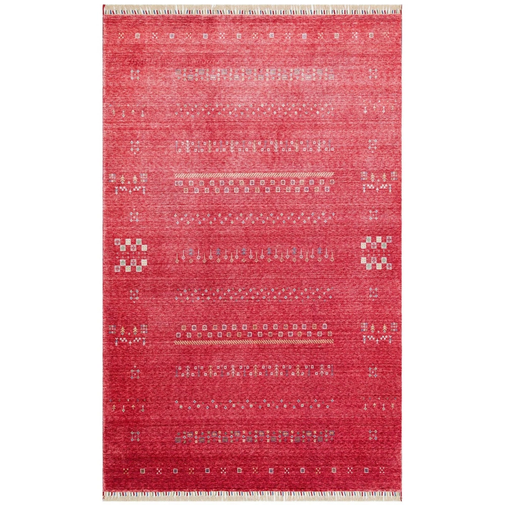 Eko Halı Zara ZR 06 Kırmızı Modern Uşak Halısı