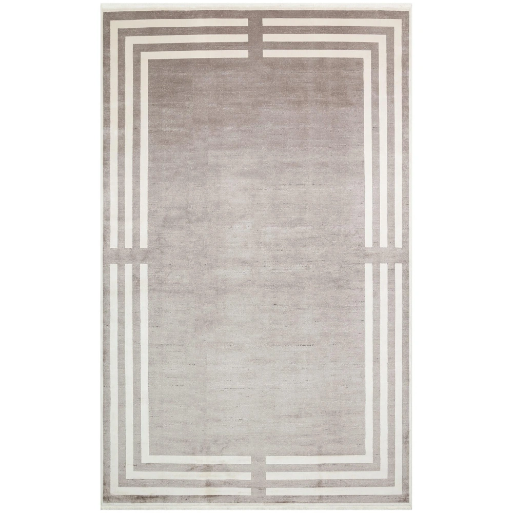 Eko Halı Lugano LUG 03 Grey Cream Sık Dokuma Salon Halısı