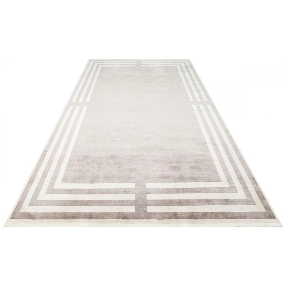 Eko Halı Lugano LUG 03 Grey Cream Sık Dokuma Salon Halısı