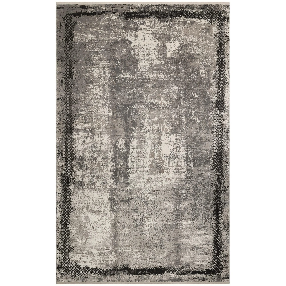 Eko Halı Fresco FS 26 Gri Siyah XW Modern Salon Halısı