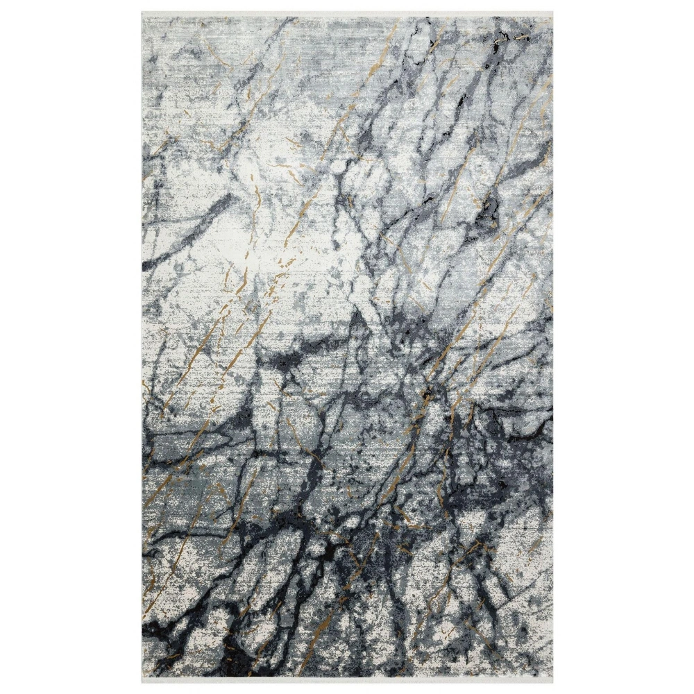 Eko Halı Fresco FS 16 Black Grey XW Modern Salon Halısı