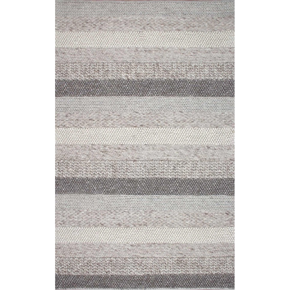 Eko Halı Jade Langdon Naturel Kazak Örgü Desenli El Dokuma Örgü Halı