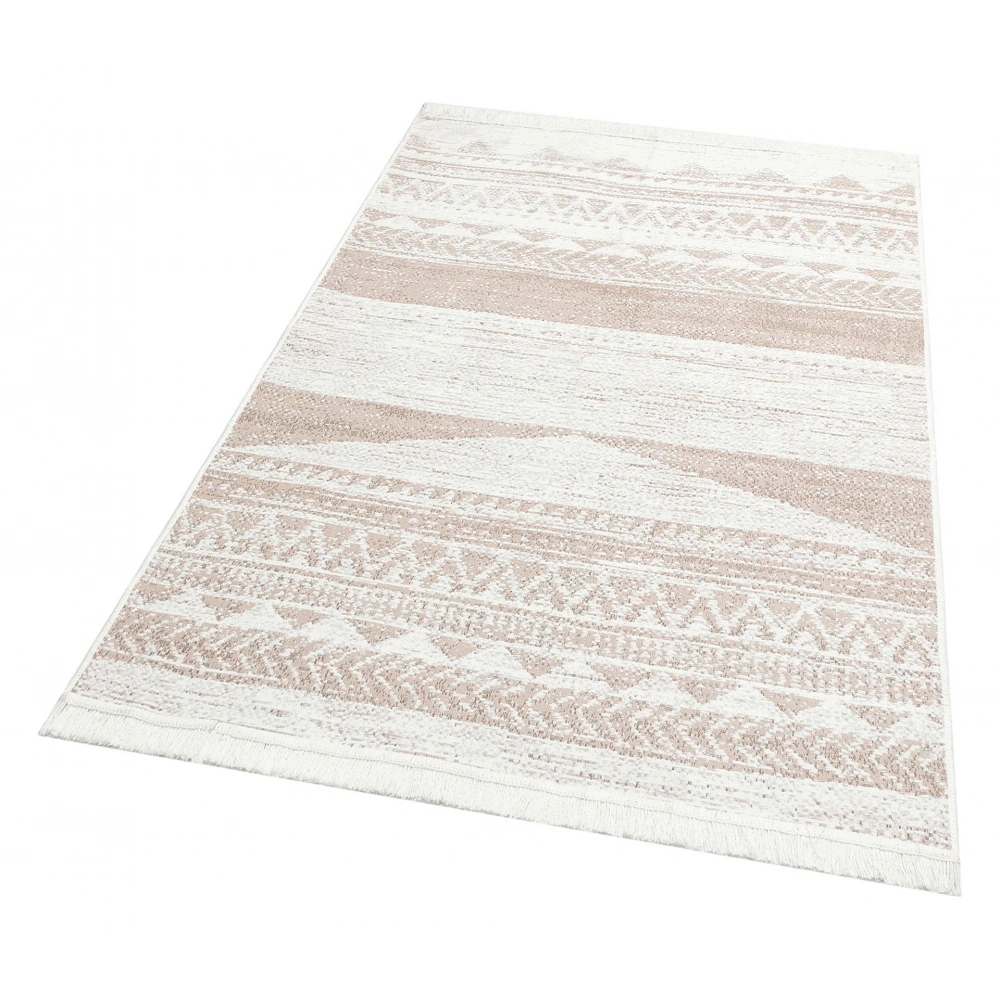 Eko Hali Arya Ar 06 Natural Yikanabilir Pamuk Cift Tarafli Kilim