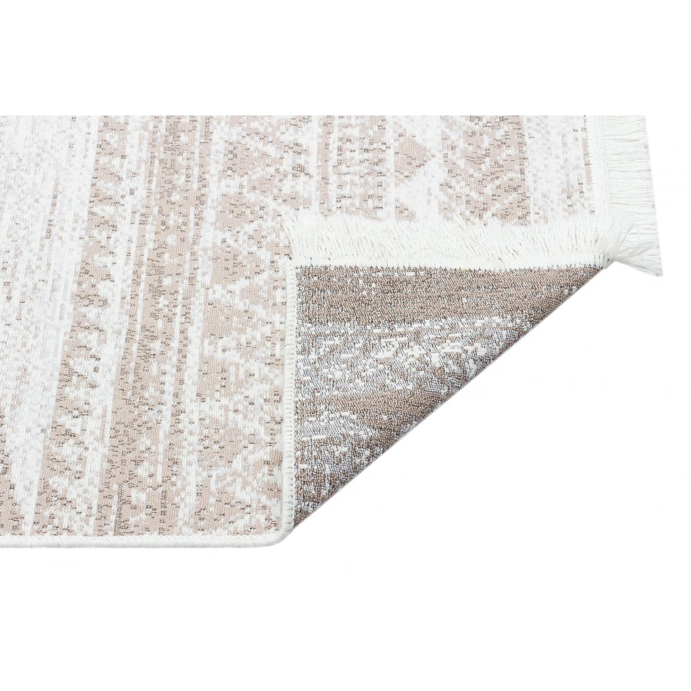 Eko Hali Arya Ar 06 Natural Yikanabilir Pamuk Cift Tarafli Kilim