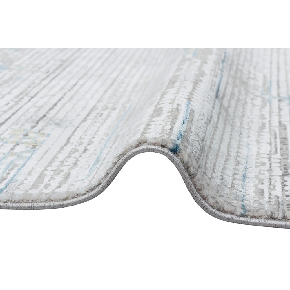 Eko Halı Fresco FS01 Beige Blue Modern Salon Halısı