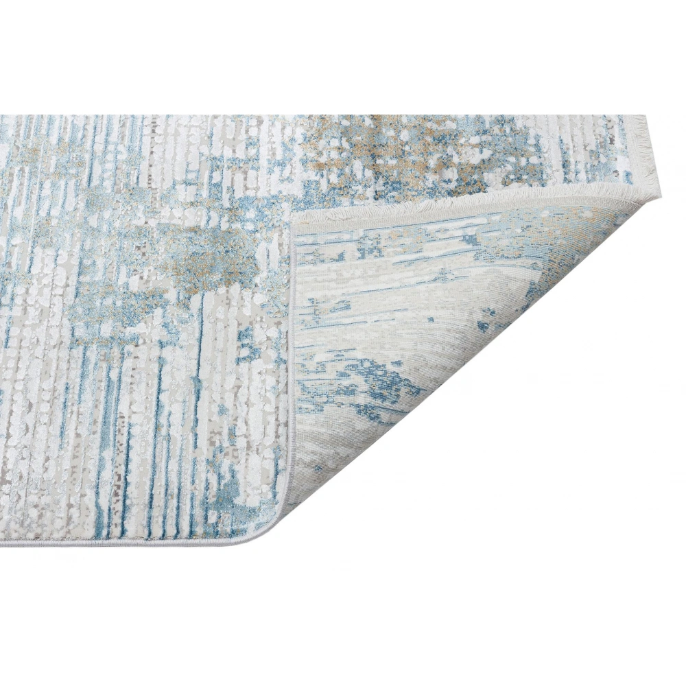 Eko Halı Fresco FS01 Beige Blue Modern Salon Halısı