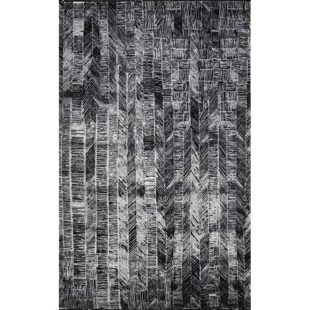 Eko Heritage 662 Black Modern Özel Tezgah Halısı