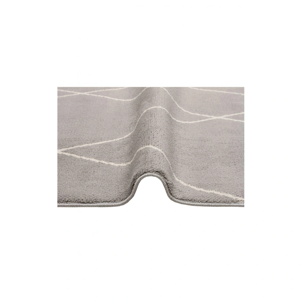Eko Halı Urban URB 02 Grey White Etnik Desenlere Sahip Hav Toz Vermez Yumuşak Dokulu Modern Halı
