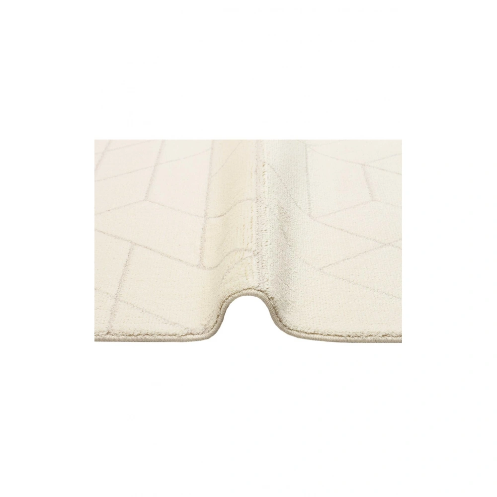 Eko Halı Urban URB 03 White Etnik Desenlere Sahip Hav Toz Vermez Yumuşak Dokulu Modern Halı