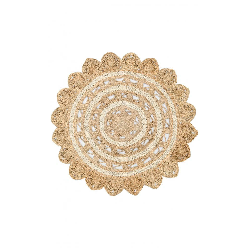 Eko Halı Solo CA-105 Naturel White XW Dekoratif Jüt Kilim