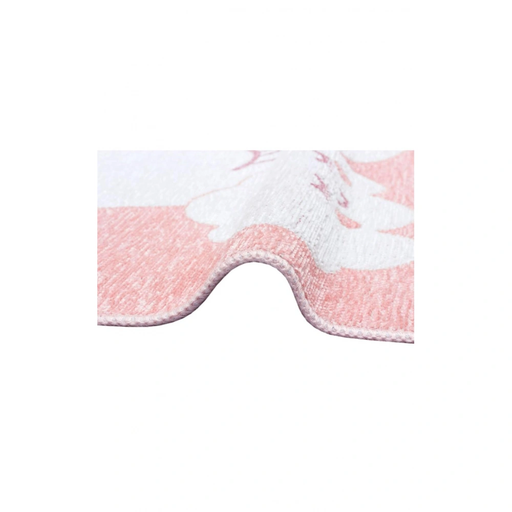 Eko Halı Noa Baby NB 02 Pink Yıkanabilir Çift Taraflı Yumuşak Dokulu İnce Çocuk-Bebek Odası Halısı