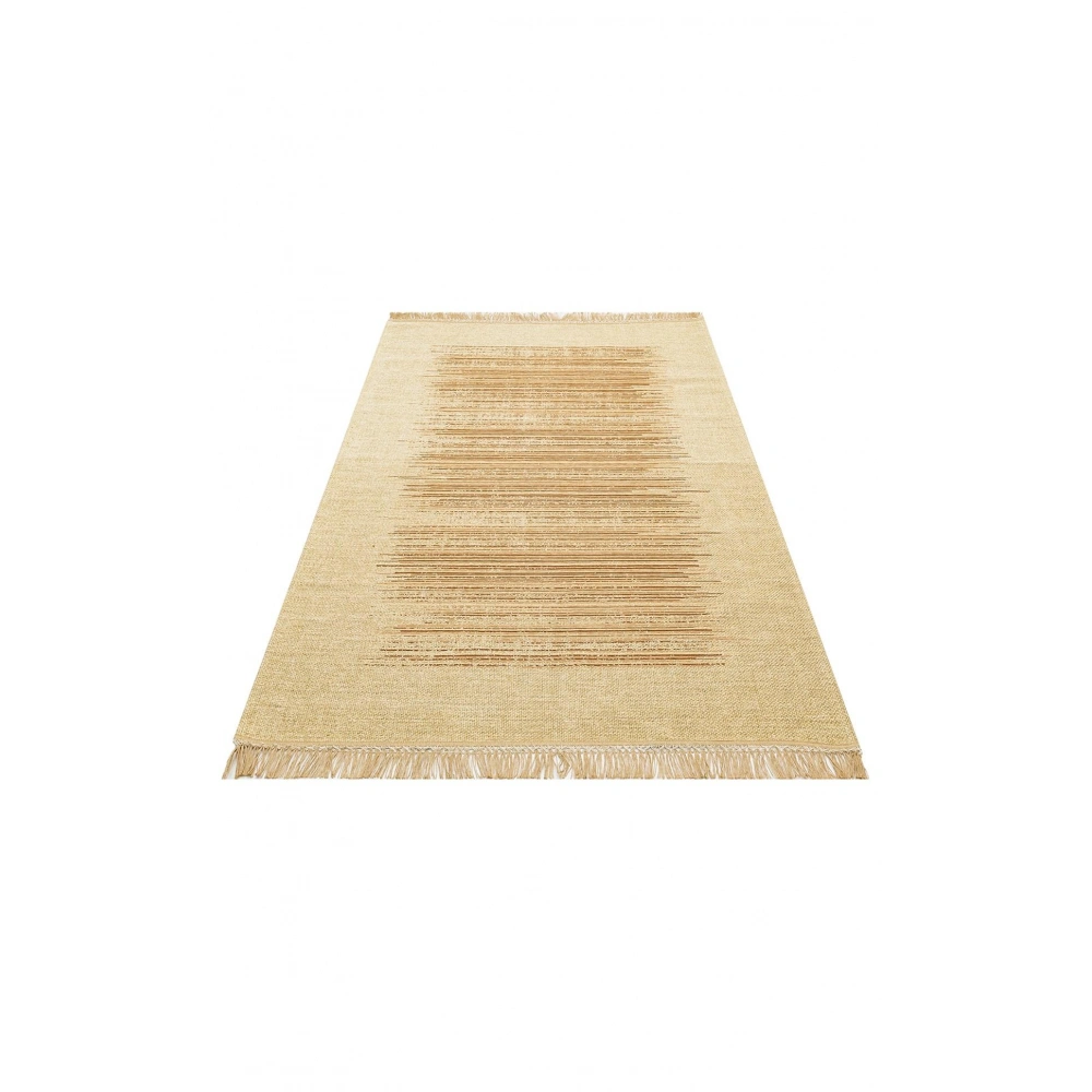 Eko Halı Brooklyn BRK 02 Natural Beige Hasır Görünümlü Modern Kilim