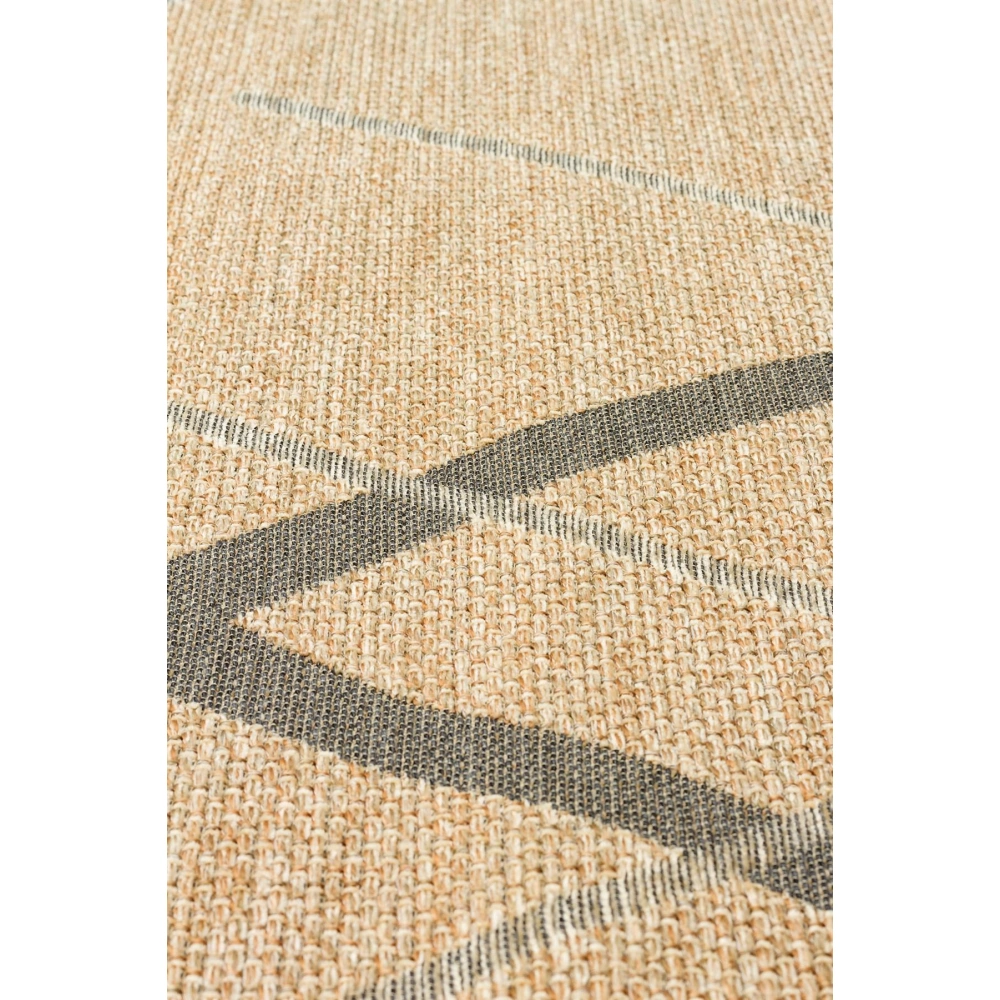 Eko Halı Brooklyn BRK 05 Natural Grey Hasır Görünümlü Modern Kilim