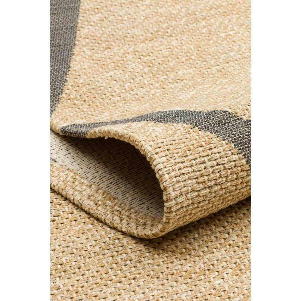 Eko Halı Brooklyn BRK 05 Natural Grey Hasır Görünümlü Modern Kilim