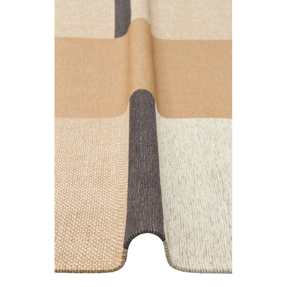 Eko Halı Brooklyn BRK 14 Natural Grey Hasır Görünümlü Modern Kilim