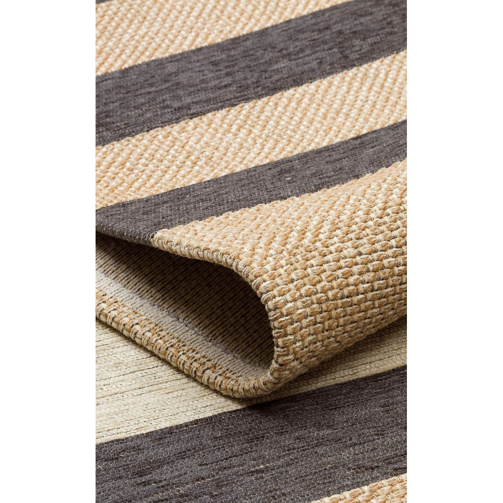 Eko Halı Brooklyn BRK 14 Natural Grey Hasır Görünümlü Modern Kilim