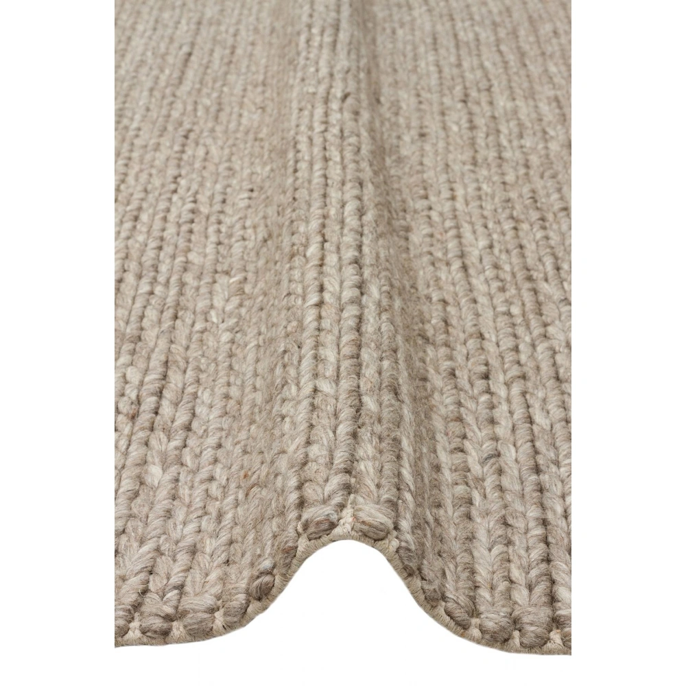 Eko Halı Jade Basketweave Brown Naturel Kazak Örgü Desenli El Dokuma Örgü Halı