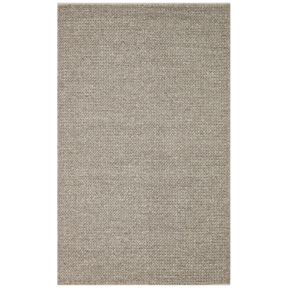 Eko Halı Jade Basketweave Brown Naturel Kazak Örgü Desenli El Dokuma Örgü Halı