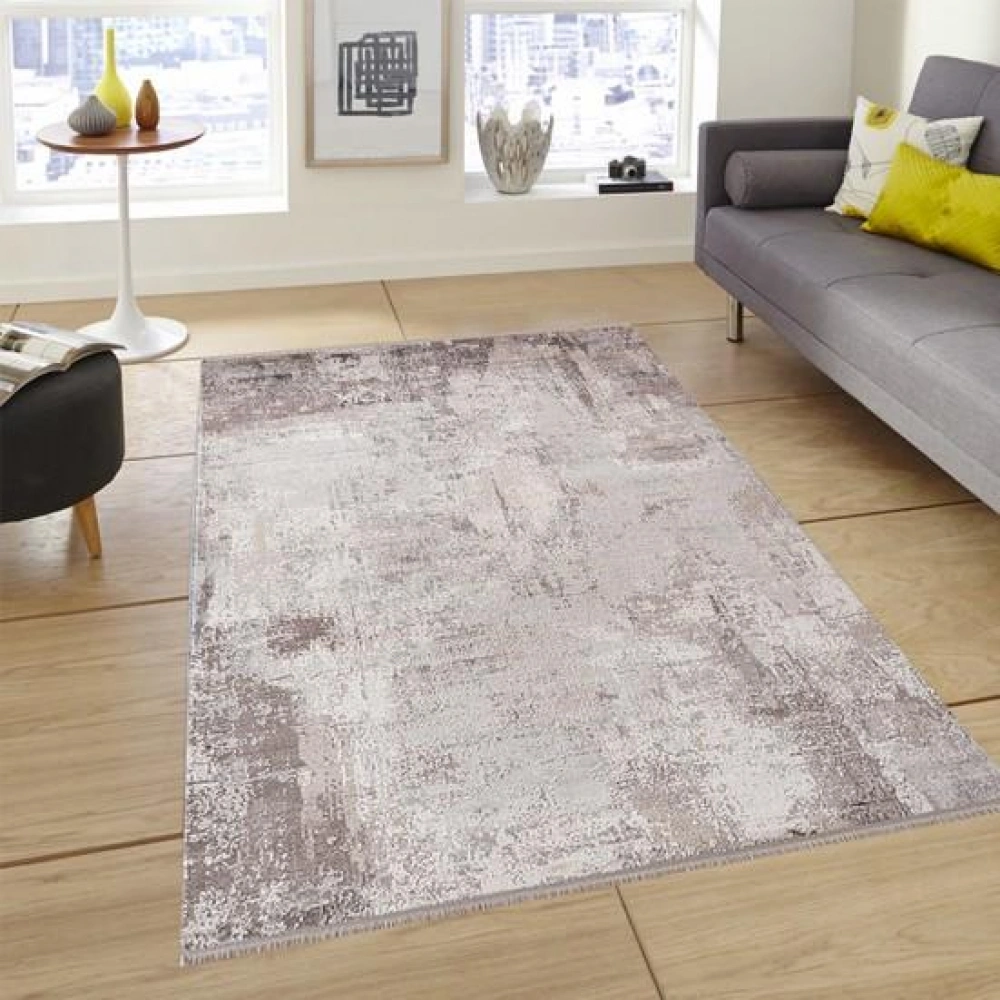 Sanat Halı Doku 1093 Gri Modern Halı