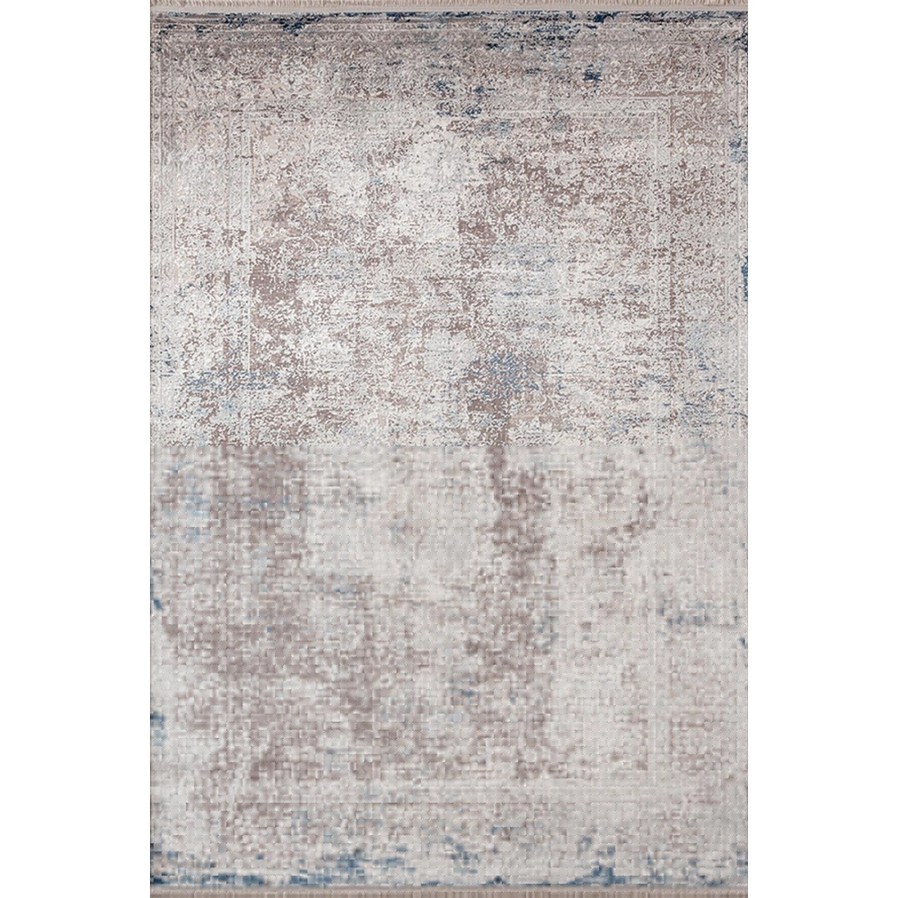 Sanat Halı Doku 1088 Gri Mavi Modern Halı