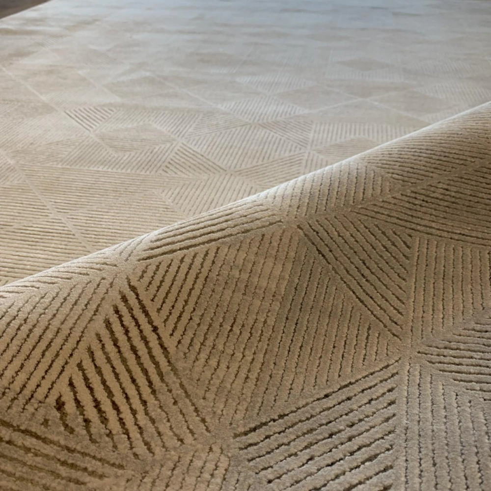 Hoom Rugs Association 63349 Krem Modern Salon Halısı