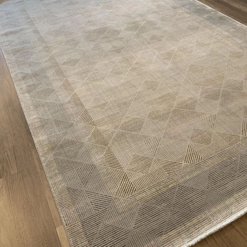 Hoom Rugs Association 63349 Krem Modern Salon Halısı