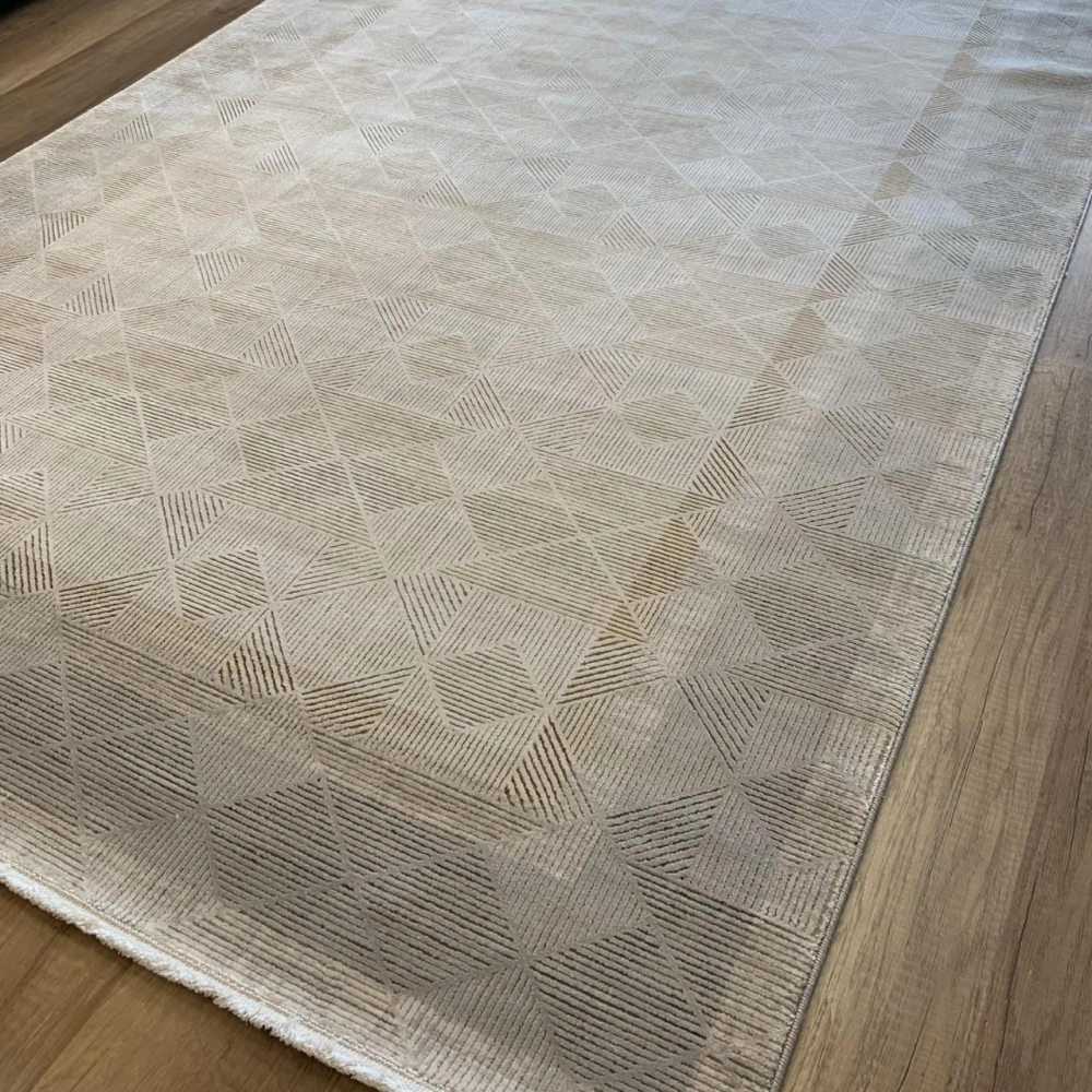 Hoom Rugs Association 63349 Krem Modern Salon Halısı