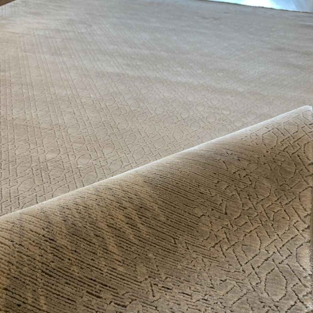 Hoom Rugs Association 63351 Krem Modern Salon Halısı