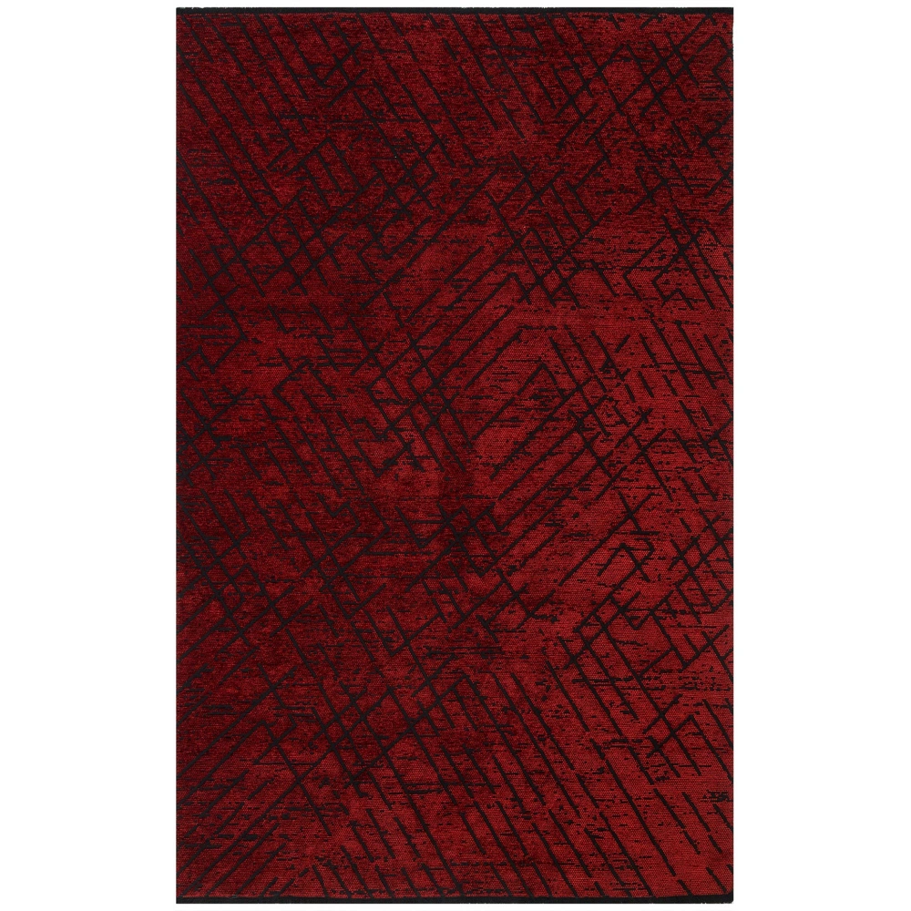 Eko Halı Tribal New TRB 02 Burgundy NW İnce Dokuma Halı