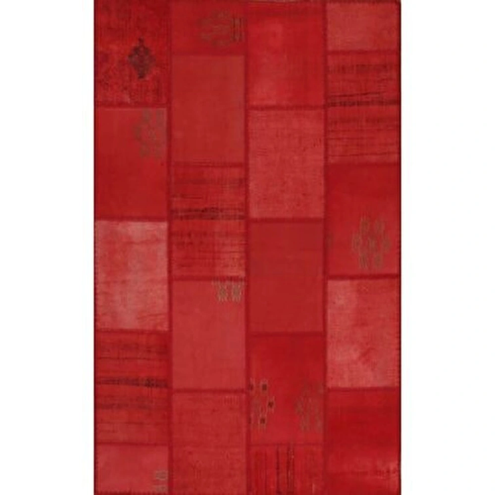 Eko Halı Alaçatı ALC 01 Red El Dokuma Patchwork Halı