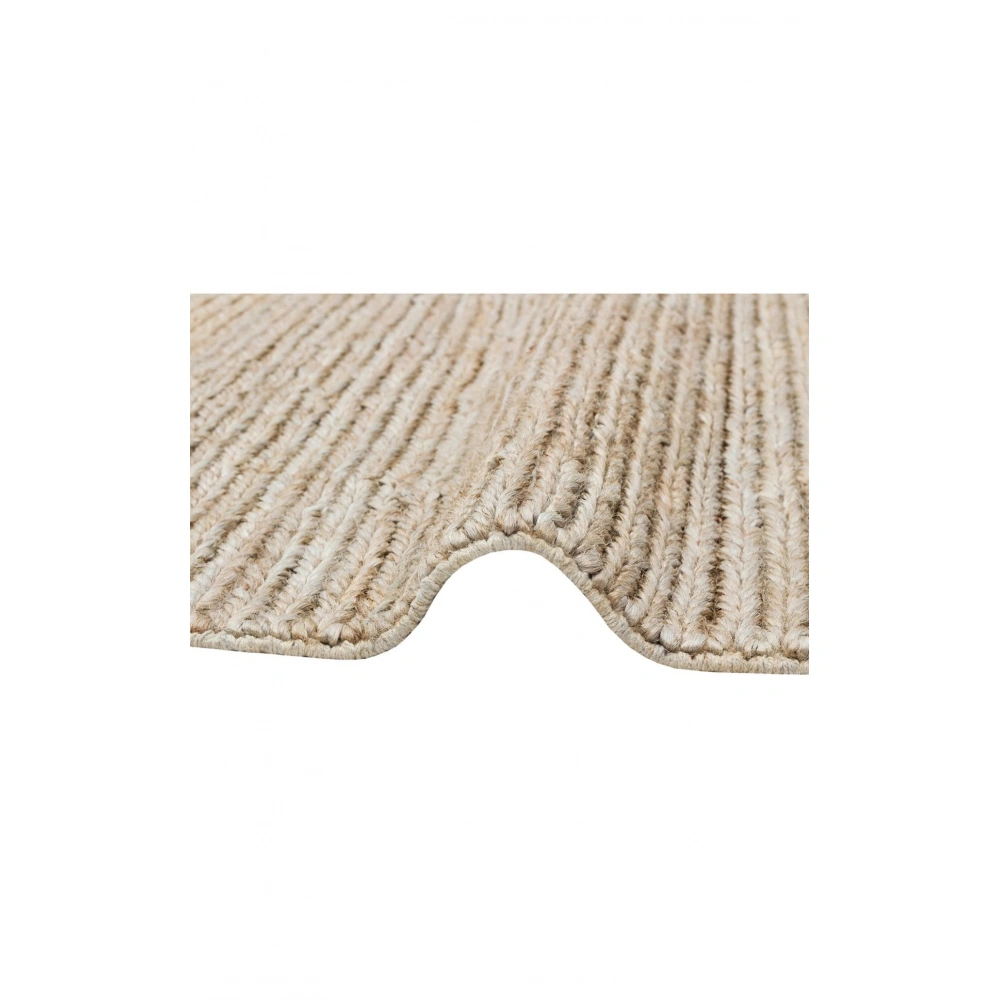 Eko Halı Choti Fine D.Grey El Dokuma Naturel Jüt Hasır Halı