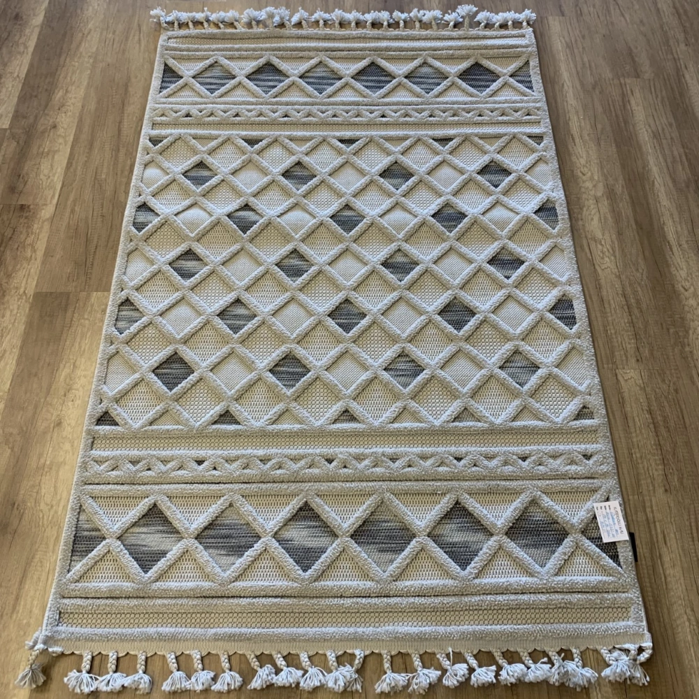 Gümüşsuyu Halı Deco Alvin 12731 Gri İskandinav Modern Halı